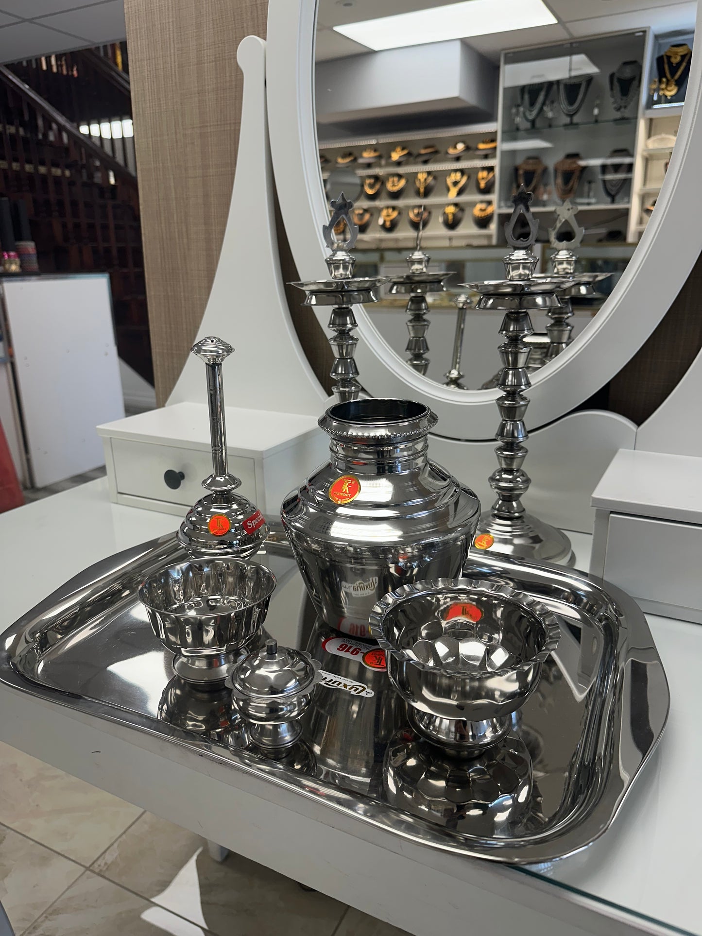 Stainless steel Villaku Set (8Pc)